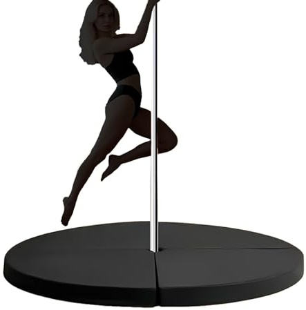 Pole Dance Mat, Round Pole Dance Protective Mat, Non-slip Fitness Mat, Thickness 3cm/5cm/10cm For Dance Studio, Home Training, Pole Dancing, Yoga & Gymnastics, Foldable And Spa