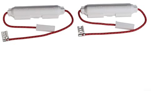2 fusibles de microondas de alto voltaje 5KV 0.65A 0.7A 0.8A 0.9A reemplazo de cerámica para accesorios de horno blanco (5KV0.7A)