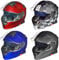 RS-982 Klapphelm Motorradhelm Conzept Motorrad Modular Roller Helm rueger, Größe:XL (61-62), Farbe:Blau