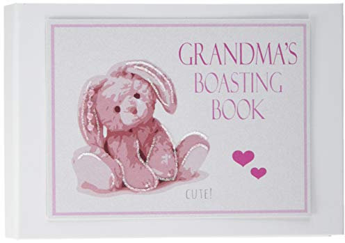 White Cotton Cards NRP3T Fotoalbum, Aufschrift Grandma's Boasting Book, Rosa