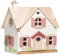 Tender Leaf Puppenhaus, Chalet 'Cottontail' 44 x 33,2 x 47,5 cm, eine Landhaus mit einem Möbel-Set (Puppen werden separat verkauft), aus Holz, in Box 43 x 12,8 x 46 cm, 3 +