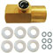 Mangobuy Messing CO2 Adapter für Paintball CO2-Zylinderfüllung W21.8-14 bis CGA 320 Paintball Nachfüllung