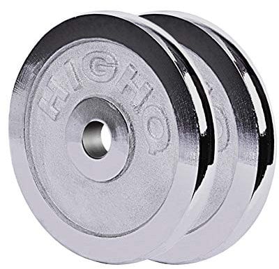 Dumbbell Disc Strength Training Weight Plate Barbell Weight Disc,2x20kg