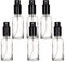 YIZHAO Transparente Bote Spray Pulverizador Cristal 30ml, Pulverizador Cristal Pequeño con Fina Niebla, para Aceite Esencial, Aromaterapia, Perfume,Limpieza, Viaje, Agua,Farmacia, Laboratorio – 6Pcs