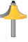Xianglaa-bit de routeur, Ronde sur Bordures Toupie, Nettoyage Trimmer Mill extrémité Droite 1pcs Flush Trim, 8 mm Bit Shank Bois routeur, Haute qualité (Cutting Edge Length : 8X63)