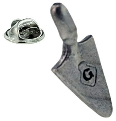 Anstecknadel mit Freimaurer-Motiv, Zinn, mit Geschenkbeutel.