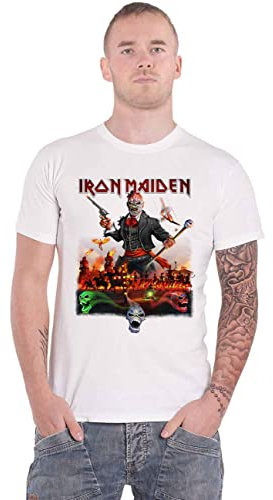 Iron Maiden T Shirt Legacy of The Beast Live in Mexico City Official Mens L Black