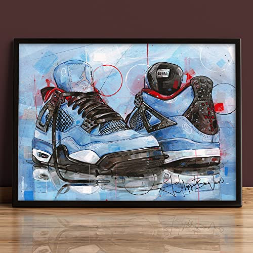 JosHoppenbrouwers Poster Air Jordan 4 (50 x 70 cm), ungerahmt
