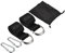 PATIKIL 8.2ft Sac Frappe Sac Sangle Cintre, Boîte Sac Accrochage Sangle avec Verrouillage Bouton-Pression pour Maison Gym Entraînement Lourd Sac Cintre Sangle Support, Noir