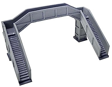 Hornby R7366 OO Gauge South Eastern Railway Footbridge | Model Railway Accessories, Miniature Diorama Scenery for Hornby Train Sets, Lifelike Building Models, Scale 1:76