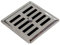 Griglia di Ventilazione Regolabile in Acciaio Inox Non Magnetico, Griglia di Sfiato Aria INOX AISI 316, Uscita/Aspirazione Aria Convettiva, Diffusore d'Aria. (15 x 15 cm)