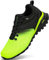 Kricely Zapatillas de Trail Running Hombre Zapatillas de Trekking Zapatos de Senderismo Ligero Antideslizantes AL Aire Libre Deporte Tenis Sneakers Amarillo Fluorescente 48