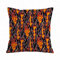 Kissenbezügen 40x 40 cmAlexander Henry Wheels on Fire Schwarz und Rot Dekorationskissenbezüge quadratisch weich Bauernhaus Kissenbezüge für Couch Sofa Bett Auto.