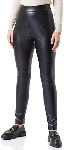 ONLY CARMAKOMA Damen CARPAPAYA HW Legging OTW Kunstlederleggins, Black, 50
