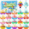 Mocoosy 22pcs Partytütenfüller für Kinderpartygeschenke, tierische Squishy-Quetschspielzeuge für Kinder Jungen Mädchen Geburtstag Pinata-Stuffer Stress Zappelspielzeuge für Kinder Geschenk Spiel preis