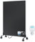BR Bringer Infrarotheizung Standgerät - 450 Watt - Energiesparend - Mobile Elektroheizung mit Standfüßen auf Rollen, Smart Thermostat, WiFi und App - 5 Jahre Garantie, TÜV (schwarz)