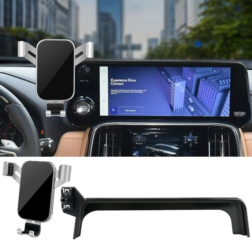 LUNQIN Car Phone Holder for Lexus LX 600 2022 2023 2024 LX600 SUV Auto Interior Accessories Best Cell Phones Mount Cellphone Mobile Cradle Charging Navigation Bracket Screen Stand Accessory