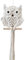Achart Makramee-Wandbehang, handgewebt, Boho-Wandteppich, Makramee-Wanddekoration, Eulen-Dekor für Schlafzimmer, Wohnzimmer, Kinderzimmer (Beige-Small)