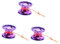 ibasenice 3sätze Yo-yo Spielzeug Für Tragbares Leichtes Und Langlebiges Yoyo Für Anfänger Und Fortgeschrittene Für Outdoor-aktivitäten Und Tricks Mit Ansprechendem Design Farbverlauf