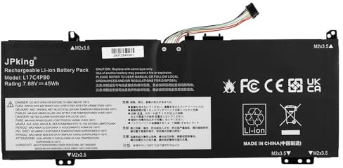 JPking L17C4PB0 L17M4PB0 Batteria per laptop Lenovo Flex 6-14ARR 6-14IKB IdeaPad 530S-14IKB 530S-14ARR 530S-15IKB Yoga 530-14ARR 530-14IKB XiaoXin Air 14IKBR 14IWL 14ARR 15IKBR 15IWL L17C4PB2 Battery