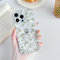 ZTOFERA Hülle für iPhone 14 Pro, Transparentes Klares Weiches TPU Hülle mit Blume Muster, Ultra Dünne Kratzfeste Silikon Gel Schutzhülle für iPhone 14 Pro (6,1) - Große Weiße Blume