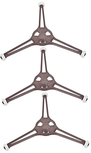 Amosfun 3piezas Ruedas Plato Microondas Giratorio Anillo Soporte Para Bandeja De Microondas Repuesto