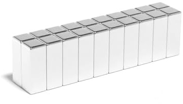 Magnet Store 8mm x 3mm x 3mm Block Neodymium Magnet N42 (0.78KG Pull) - Strong and Compact for DIY, Crafts, and More (10)