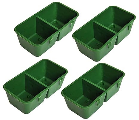 Kisangel 15st Vogelzubehör Wasserzufuhr Einfach Zu Bedienender Vogelfutterspender Vogelfutter Vogelhäuschen Vogelkäfig Vogel Liefert Vogelhäuschen Vogeltränke Für Käfig Doppelschlitz Green