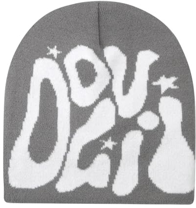 Belachick Strickmützen Hüte Mützen Caps Beanie Buchstabenkappe Für Männer Frauen Winter Gestricktes Hombre Top Halten Sie Warme Mütze Im Freien