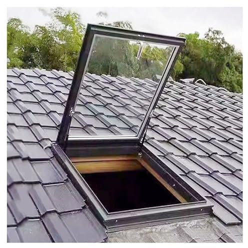 PFCDZDU Dachfenster, Wartungslukendeckel Diebstahlsichere Tür, Aluminiumlegierung Notausstiegslukenkappen Für Schiefe Ebene Raumfenster(47.2x27.6in/120x70cm)