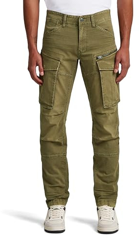 G-Star Pantalon fuselé Rovic Zip 3D Regular, Vert (Vintage Dust Dark Olive D02190-e172-h516), 30W / 32L