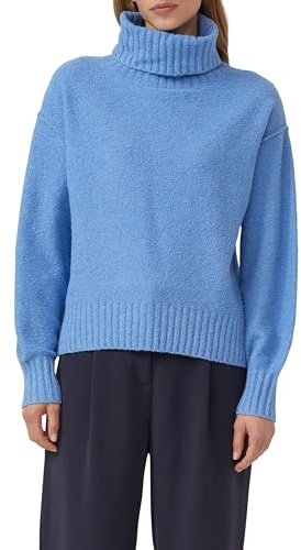 s.Oliver Kuscheliger Strickpullover mit breitem Rollkragen