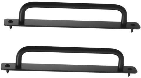 DOITOOL 2stücke Schiebetürgriffe Aus Aluminiumlegierung Schwarz Für Terrassen Und Innentüren Ziehgriff Für Schiebetüren Im Scheunenstil