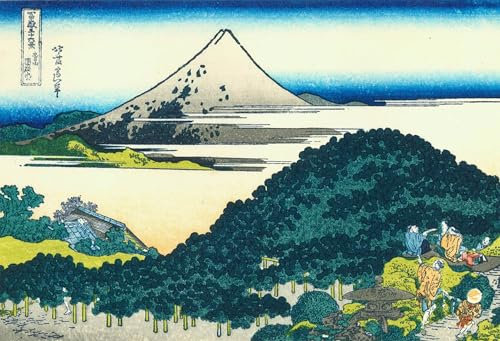 PSVDCTOO Vintage Leinwand Kunstdruck Bilder auf Leinwand Die kreisförmigen Kiefern von aoyama von katsushika Hokusai Wandbild Kunstdruck für Home Dekoration 60x90cm