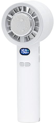 RECARGABILE DI FAN PERSONALE - FAN portatile | Ventile di raffreddamento a mano | radiatore portatile con display a LED | Refrigeratori d'aria | Freddo gadget ad alta velocità per concerti per