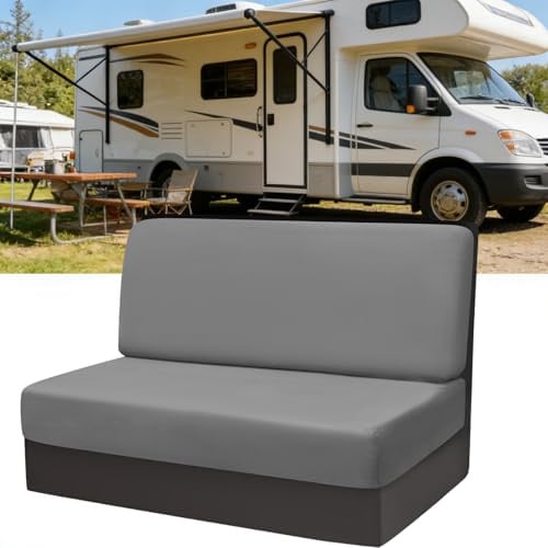 Eysbiy Stretch Sitzbezüge Wohnmobil Wohnwagen, 2er (1 Set) | Camper Kissenbezüge, Esstisch Kissenbezüge, Sofa-Sitzkissenbezüge, Für Anhänger Reisemobilsitz, Waschbar