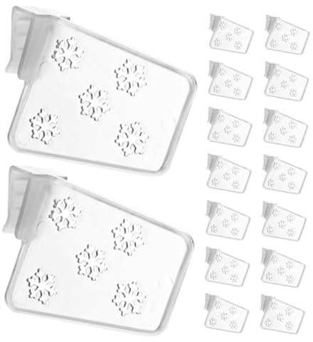 HOMSFOU 40 Stück verstellbare Kühlschrank-Aufbewahrungsbehälter, Trennwände, Kunststoff, Hängeorganizer für Kühlschranktür, Raumtrennung, Küche, Speisekammer, Verwaltung