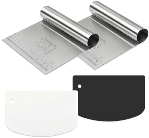 4 Pièces Coupe Pate, Coupe-Pâte en Acier Inoxydable, Coupe Pate