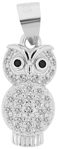 Akzent Anhänger für Damen in 925 Silber, 100% Wasserfest & Hautverträglich
