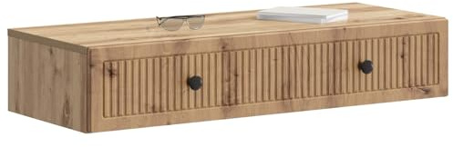 vidaXL Wandmontierter Beistelltisch 87,5 x 34,5 x 17 cm Holzwerkstoff