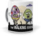 Taza Divertida The Walking Dead Versión Huevo | Walking Eggs | Originales para Regalar | Mensaje Gracioso de Series y Películas| Café, Té | Regalos Amigo Invisible y Navidad | Cerámica 350 ML