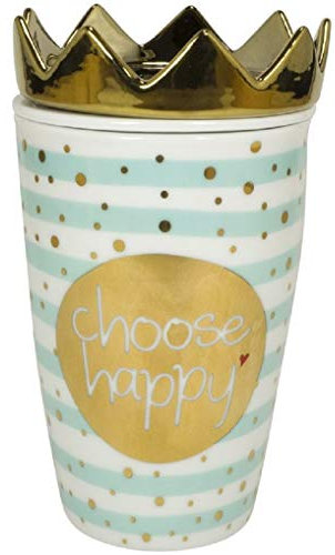Mea-Living Henkelbecher Sieb und KroneChoose happy