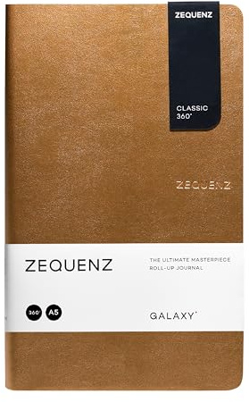 Zequenz Galaxy 360 Notizbuch A5 Slim Gold 13x21cm Liniert