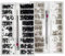Nsiwem Vis pour Lunettes 2 Boites Kit de Réparation de Lunettes à Vis Micro Mini Vis Kit 18 Sortes de Petites Vis Noir et Argent avec Tournevis pour Lunettes Montre Bijoux Réparation
