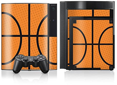DeinDesign Skin kompatibel mit Sony Playstation 3 Folie Sticker Basketball Ball Sport