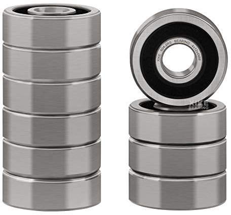 XiKe 10 Stück 604-2RS Mikro Kugellager 4x12x4mm, Rillenkugellager mit Dichtungen für DIY, Spielzeug, Fernsteuerung, 3D-Drucker, Vorhänge, Instrumente, Elektrowerkzeuge und mehr.