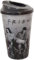 Divas World Friends Central Perk Plastic Travel Mug Screw Top Thermal Coffee Cup On The Go Drink Cup (Black Lid Travel Mug)