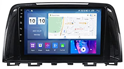 Pandahat Android 10 Car Stereo Double Din For Mazda 6 Gl Gj 2012-2017 Plug and Play Car Radio Stereo Bluetooth Sat Nav GPS Supports Full RCA Output WIFI Camera (Color : M600S 6+128G)