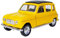 Renault 4 R4 Quatrelle Modellauto Welly Metall Modell Auto Spielzeugauto Spielzeug Kinder Geschenk 4-Varianten 55 (Gelb)