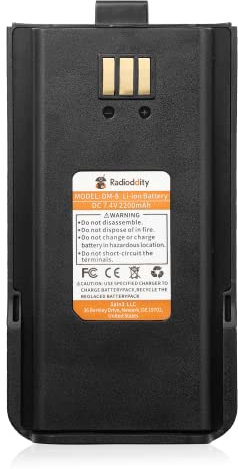 Radioddity GA-510 Original Li-ion Battery, 2200 mAh, 7.4 V, True High-Capacity Replacement Battery for GD-77, GD-77S, GA-510